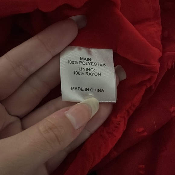 Pink Lily Top, Size Small, Color Red - Picture 3 of 4